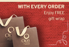 WITH EVERY ORDER Enjoy FREE gift wrap.